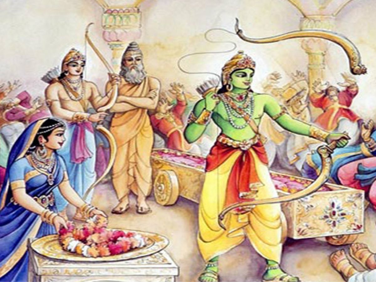 Mithila, and the breaking of the bow - Ramayana in Hindi